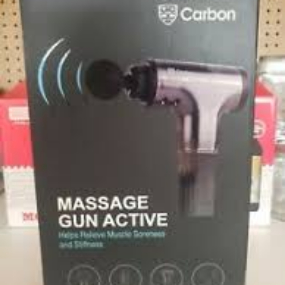 Carbon massage gun active